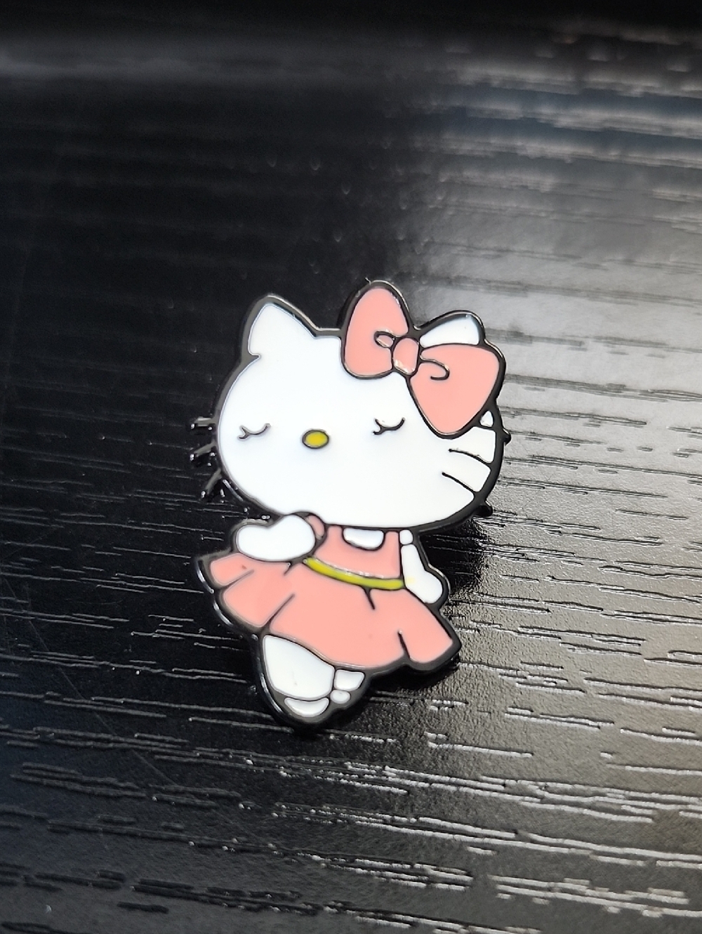 Hello Kitty Sassy Pink Bow Enamel Pin by Hello Kitty